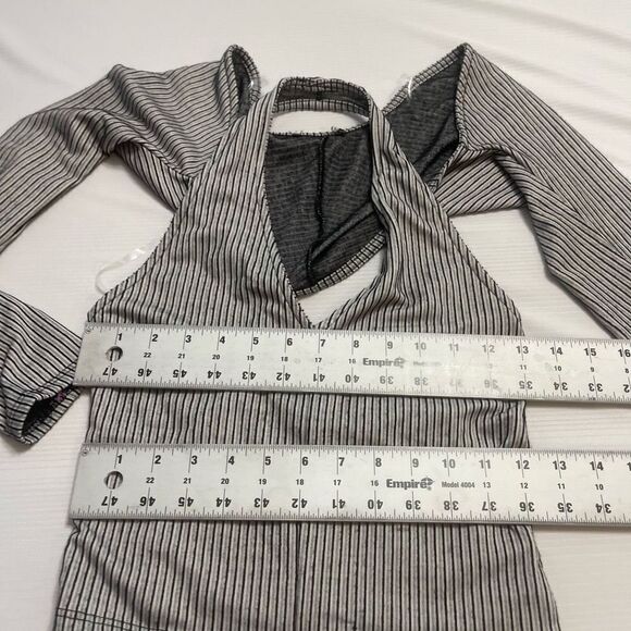 NWT Pretty Garbage Bolero Halter Top Set Grey Black 2Pc Set Size Medium New - Picture 4 of 9